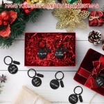 Round Keychain Stainless Steel 002